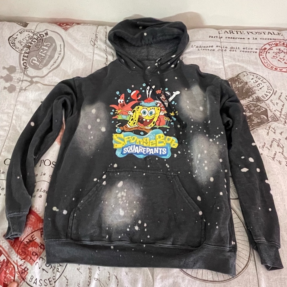 SpongeBob SquarePants Hoodie- Gray
